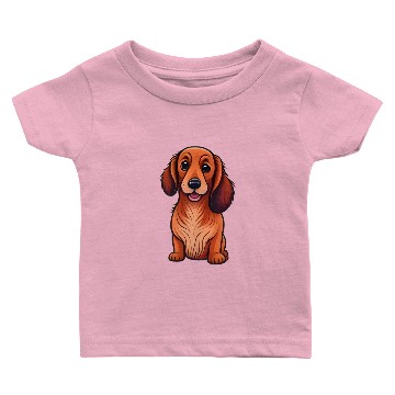 Discover Curious Dachshund Baby T-shirts