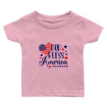 Discover God Bless America Baby T-shirts