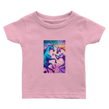 Discover Unicorns in candyland Baby T-shirts