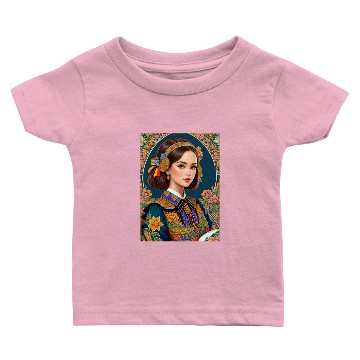 Discover Retro Java Dutch Girl Batik Design Baby T-shirts