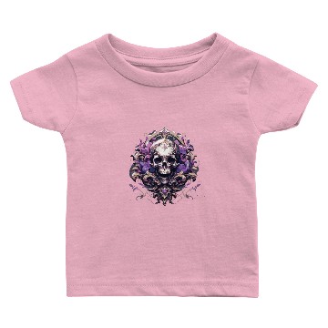Discover Totenkopf Skull Skulls Skull Skeleton Baby T-shirts