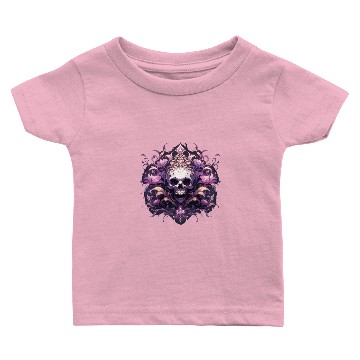 Discover Totenkopf Skull Skulls Skull Skeleton Baby T-shirts