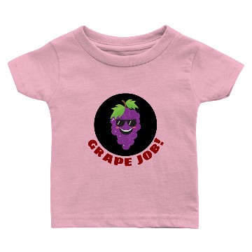 Discover Grape Job Grape Pun Baby T-shirts