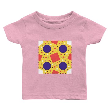 Discover Polka dots pattern design yellow Baby T-shirts