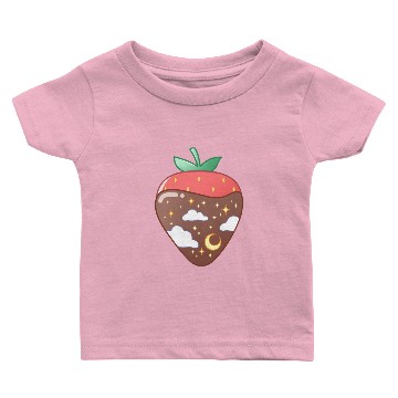 Discover Dark Chocolate Strawberry Baby T-shirts