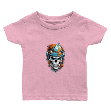 Discover Skeleton head transformed Baby T-shirts