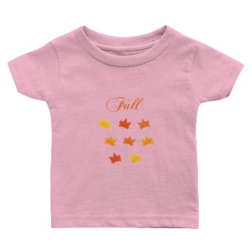 Discover Fall Maple Leaves Baby T-shirts