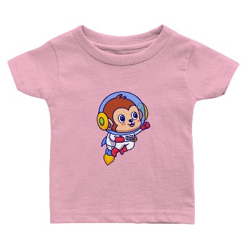 Discover Flying Monkey Astronaut Baby T-shirts