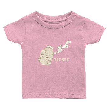 Discover Oat Milk Simple Baby T-shirts