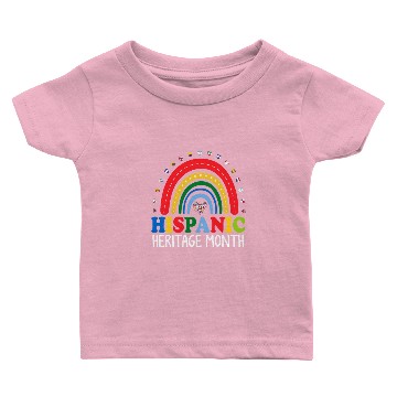 Discover Hispanic Heritage Month Spanish Rainbow Latino Baby T-shirts