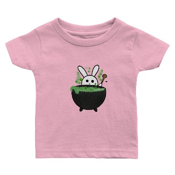 Discover Double Double Toil And Trouble A Rabbit Witch Baby T-shirts