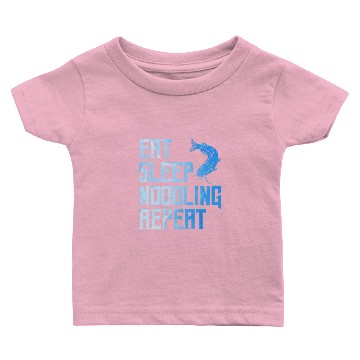 Discover Flathead Fish Eat Sleep Noodling Repeat Catfish Baby T-shirts