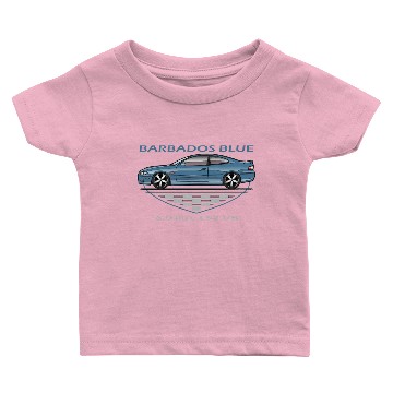 Discover Barbados Blue Baby T-shirts