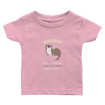 Discover Sea Otter Lover Pun Funny Baby T-shirts