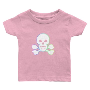 Discover White Skull And Crossbones Baby T-shirts