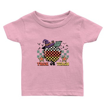 Discover Trick Or Teach Apple Baby T-shirts