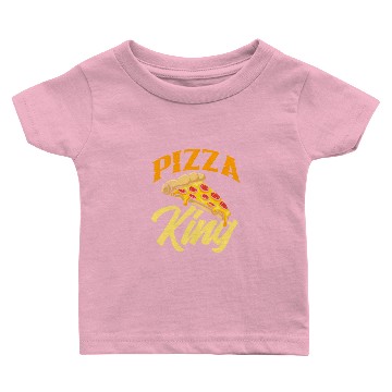Discover Pizza King Baby T-shirts