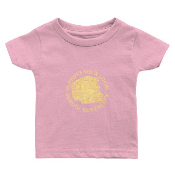Discover School Bus Driver Baby T-shirts