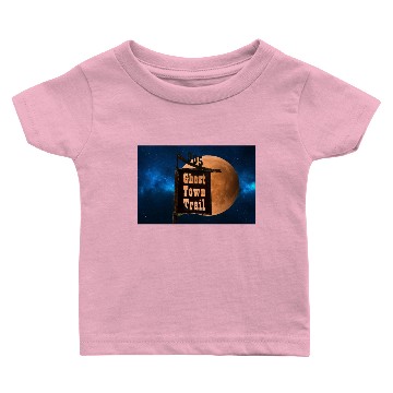 Discover Full Moon On Ghost Town Trail Baby T-shirts
