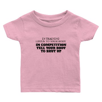 Discover Inspirational Running Quotes Baby T-shirts