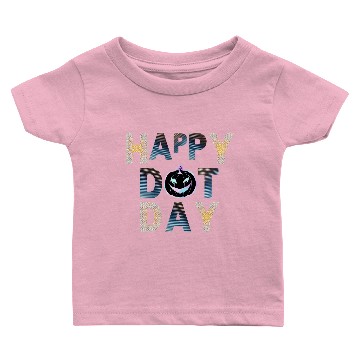 Discover Happy dot day pumpkin polka dot Baby T-shirts
