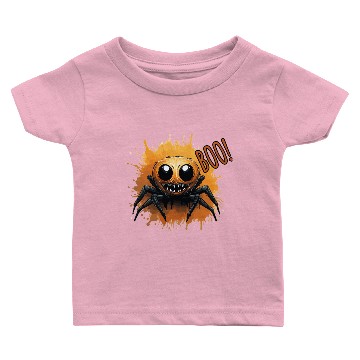 Discover Halloween cute scary spider. Spider Power Baby T-shirts