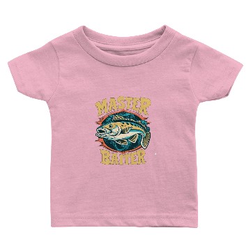 Discover Fishing Master Baiter Fish Baby T-shirts