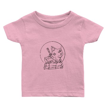 Discover Samurai Cat Baby T-shirts