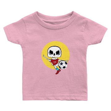 Discover Skeleton Playing Soccer Baby T-shirts