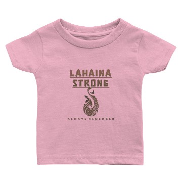 Discover Lahaina Strong: Traditional Fish Hook 3D Baby T-shirts