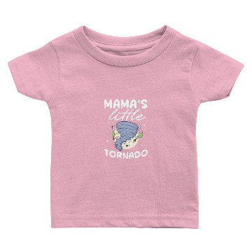 Discover Mama's Little Tornado Baby T-shirts