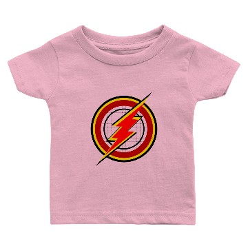 Discover Red and yellow color Gorilla thunder circle design Baby T-shirts