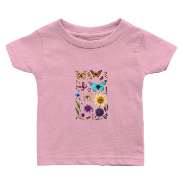 Discover Colourful butterfly design Baby T-shirts