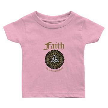 Discover Faith Can Move Mountains Baby T-shirts