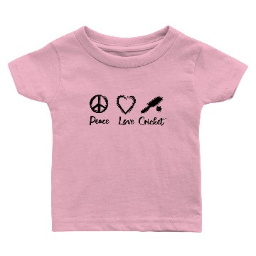 Discover Cricket Love Baby T-shirts