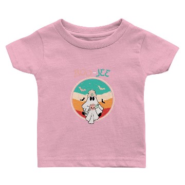 Discover Cute ghost boo-jee Retro Halloween Baby T-shirts