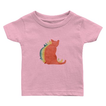 Discover Cat Retro Vintage Color Baby T-shirts