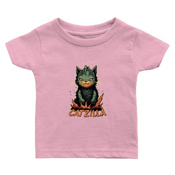 Discover Catzilla Baby T-shirts