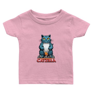 Discover Catzilla Baby T-shirts