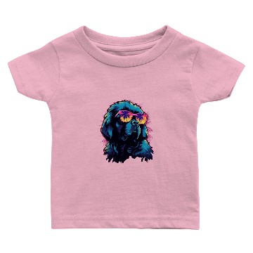 Discover Leonberger Retro Sunset Dog Baby T-shirts