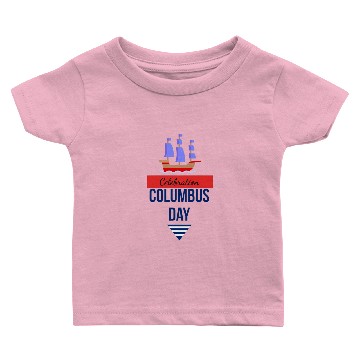 Discover Celebration Explore Columbus Day Baby T-shirts
