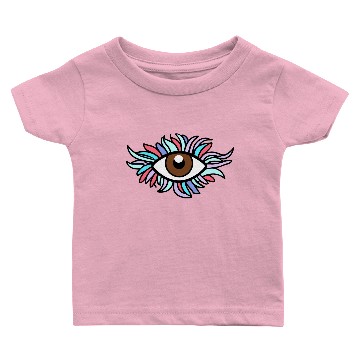 Discover Stylized Brown Eye Doodle Baby T-shirts