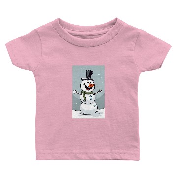 Discover Frosty Snowman Baby T-shirts