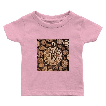 Discover Be the Change Baby T-shirts B -type