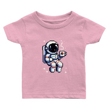 Discover Cosmic Coffee Break: Astro Java Baby T-shirts