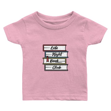 Discover Late Night Book Club Baby T-shirts