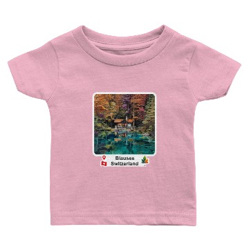 Discover Blausee Lake - Switzerland Baby T-shirts
