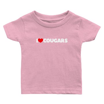 Discover I Love Heart Cougars Baby T-shirts