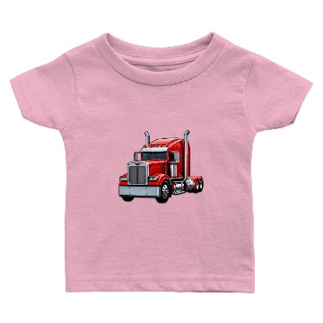 Discover Red clean Peterbilt Baby T-shirts