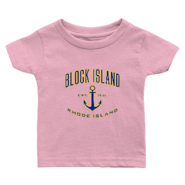 Discover Block Island Ri For Baby T-shirts